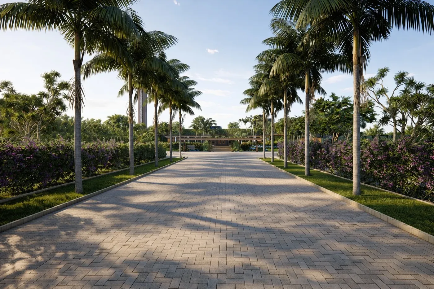 Alameda de palmeiras